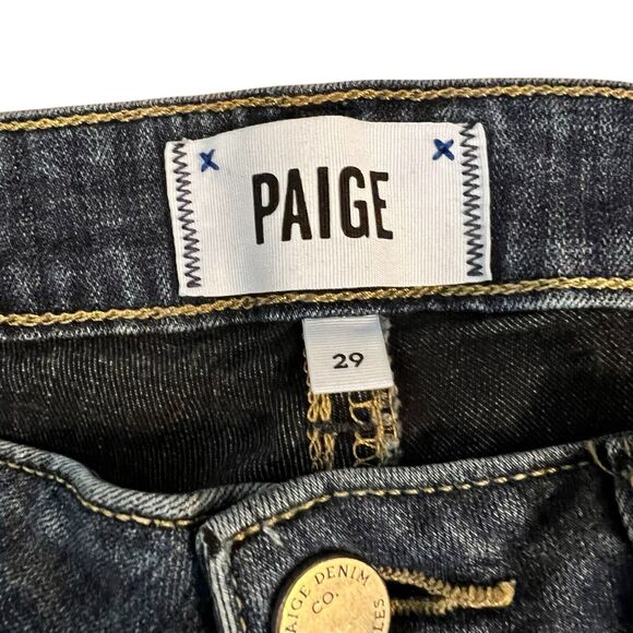 Paige Verdugo Ankle Womens Blue Mid Rise Denim Skinny Leg Jeans Size 29 - Picture 3 of 8